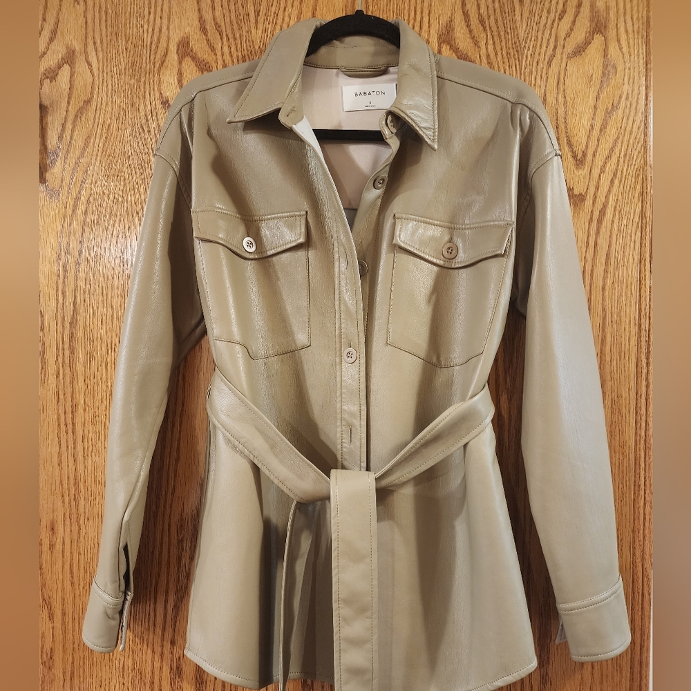 Babaton - Aritzia Faux Leather Jacket